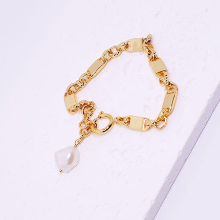 Simple Chunky Chain Bracelet Elegant Trendy Fashion Jewelry for Women Gifts