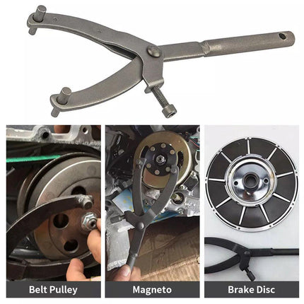 Y Shape Motorcycle Flywheel Clutch Tool Variator Pulley Sprocket Holder Wrench
