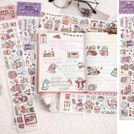 Life Every Day Series Creative Small Fresh Handbook Diary Diy Decoration Stickers - Aimall