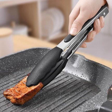 5pcs Kitchen Food Clamps Scalding Resistant Barbecue Tongs Cooking Clamp Set