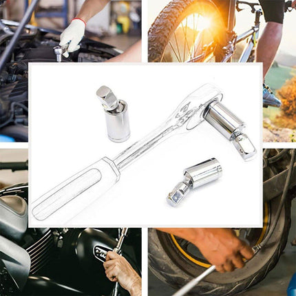 3pcs Universal Adapter Socket Set Steering Wrench Fitting Tool Kit for Repair