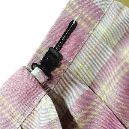 Women Girls School Pleated Skirt Summer High Waist Tartan Short Skirt AU Stock - Aimall