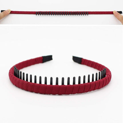 4pcs Headband with Teeth Non Slip Hairband for Women Hair Accessories Holder