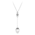 Mini Crown Spoon Necklace Pendant Charm Festival Cutlery Tea Party Gift HOT - Aimall
