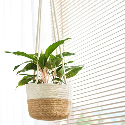 Hanging Storage Basket Wall Planter Decorative Hanging Basket for Plants Storage