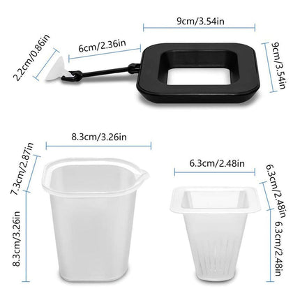 Red Insect Frozen Feeder Cup for Fish Tank Shrimp Feeding Dissolving Ring - Aimall