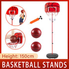 Adjustable Basketball Rack with Iron Rod Frame for Indoor and Outdoor Ball Shooting Toy