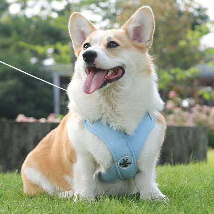 Reflective Dog Leash Vest Type Pet Harness Adjustable Chest Strap Small Dogs