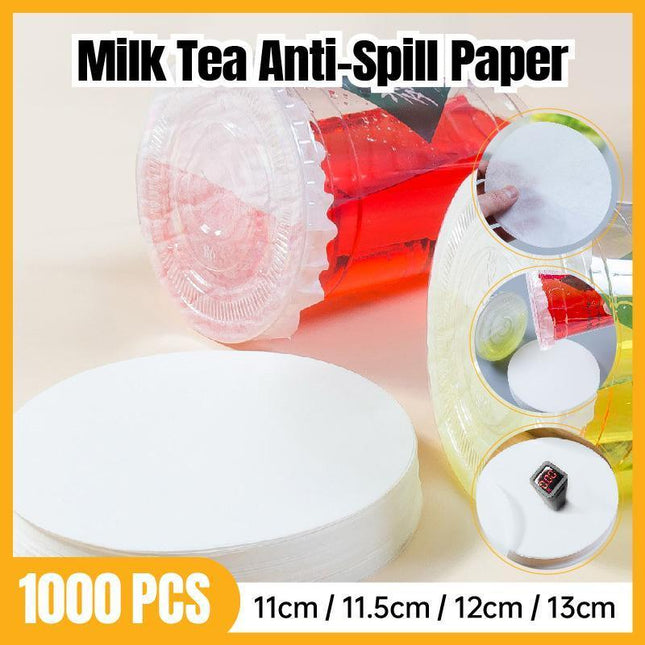 1000pcs Leak-proof Milk Tea Paper Cups Drink Containers Party Favors Supplies