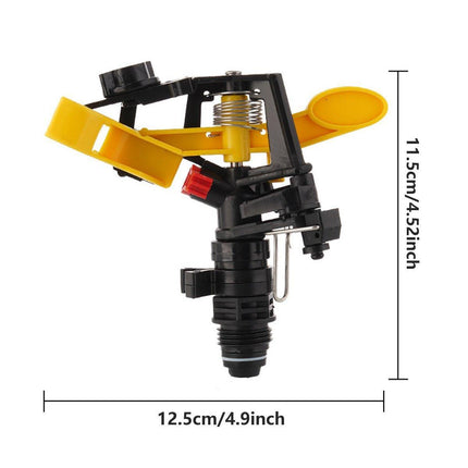 Agricultural Irrigation Lawn Sprinkler 360 Degree Rotating Automatic Rocker Spray