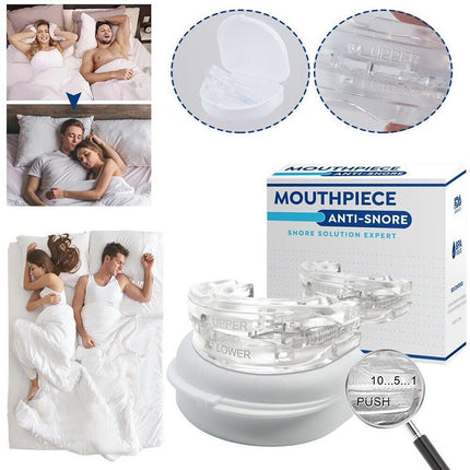 Anti Snore Mouthpiece Mouth Guard Stop Snoring Grinding Sleep Aid Mouthguard