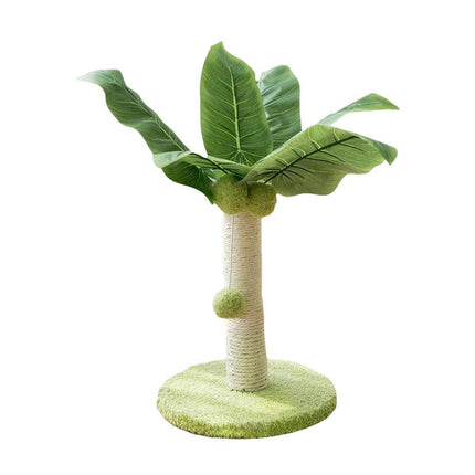 Cat Scratching Coconut Tree Kitten Post Sisal Covered Scratcher Pole Toy 32/38cm