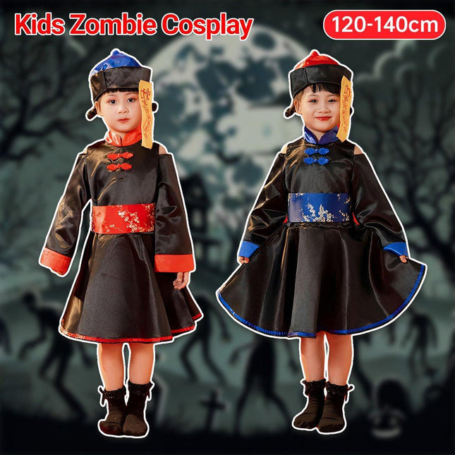 Halloween Zombie Costumes for Kids Scary Children Outfits Party Dress Up Clothes