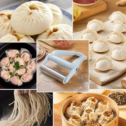 Stainless Steel Non Stick Rolling Pin Pastry Dough Roller Baking Making Tool