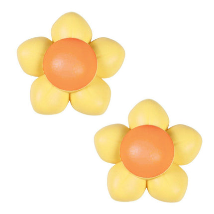 2PCS Cat Toy Catnip Ball Flower Tooth Cleaning Grinding Chew Kitten