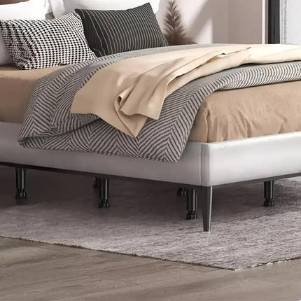 4pcs Adjustable Bed Frame Feet Ribbed Furniture Support Legs Sturdy Foundation