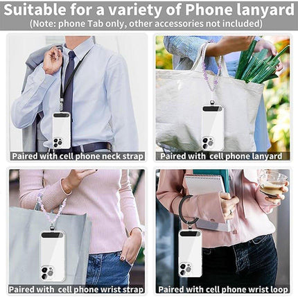 30PCS Removable Mobile Phone Lanyard Strap No Punch Clip Anti-Loss Card Holder