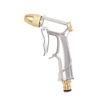 2Pcs High Pressure Water Spray Gun Brass Nozzle Garden Hose Pipe Lawn Car Wash - Aimall