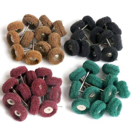 50pcs Mini Nylon Brush Set Grinding Head Polishing Machine Accessories Tools