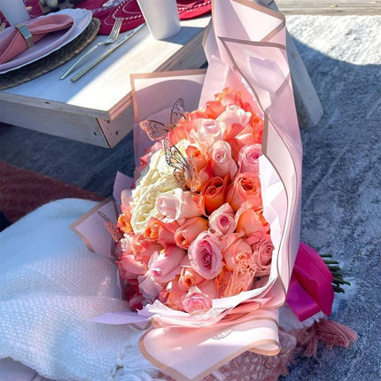 Waterproof flower wrapping paper in various colors for gift and bouquet packaging