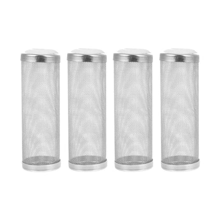 4x Stainless Steel Shrimp Filter Guard Aquarium Intake Protector Fish Safe Mesh