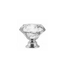 Door Knobs Handles Clear Crystal Diamond Glass Kitchen Cupboard Cabinet Pulls 40MM - Aimall