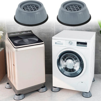 4x Washing Machine Support Pads Anti Vibration Leg Stopper Foot Pad Feet Pads - Aimall