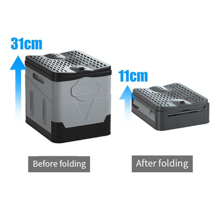 Portable Folding Car Toilet Outdoor Travel Emergency Plastic Lightweight Toilet