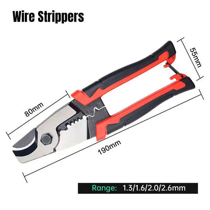 Industrial Cable Cutter for Copper Aluminum Armored Steel Geared Wires Cutters