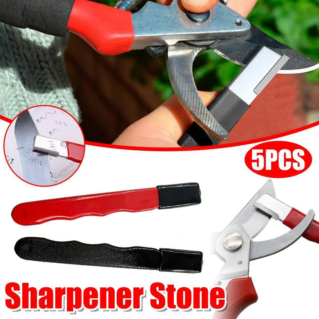 5pcs Handheld Garden Tool Knife Sharpener Quick Pocket Blade Carbide Sharpener