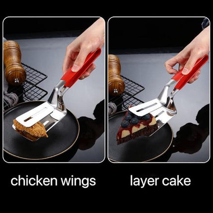 4pcs Stainless Steel Steak Clips Frying Spatula Multifunctional Kitchen Tools