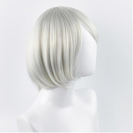 Neil Mechanical Epoch 2B Silver White Wig AU
