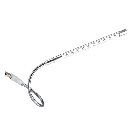 Flexible USB 10 LED Light Lamp for Keyboard Reading Notebook Laptop - Aimall