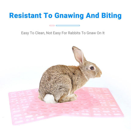 2pcs Rabbit Foot Mat Large Plastic Cage Mat for Guinea Pig Pet Cage Accessories