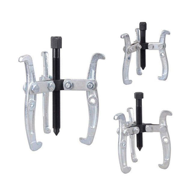 3pcs Multi Purpose 3 Jaw Puller Set for Automotive Repair and Mechanical Use
