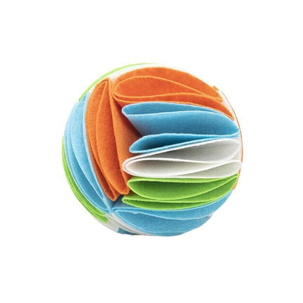 Snuffle ball Dog Puzzle Toys Increase IQ Slow Dispensing Feeder Pet Cat Trainiod S - Aimall