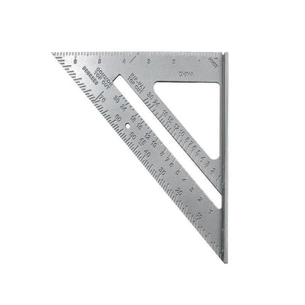 UP TO 2pcs 7" Aluminum Alloy Ruler Speed Angle Square Tool Triangle Square Ruler Aimall