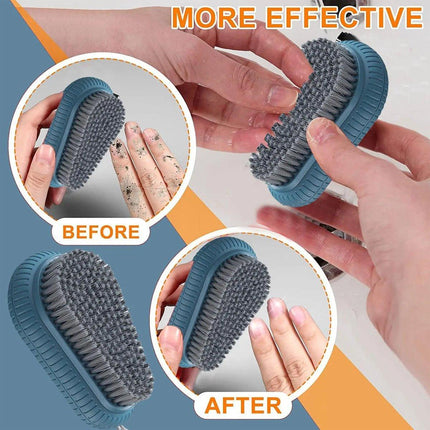 4PCS Heavy Duty Nail Brush Fingernail Scrub Brush Hand and Nail Cleaning Brush