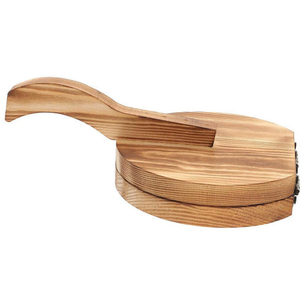 Wooden Dumpling Wrapper Maker Hand Press Dough Roller for Kitchen Cooking