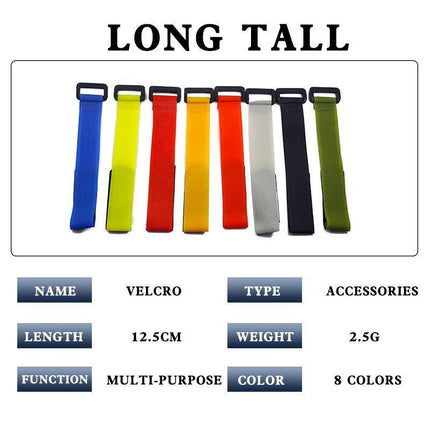 Fishing Rod Tie Strap Tackle Wrap Band Pole Holder Fastener Fish Accessory - Aimall