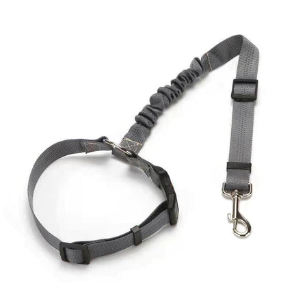 Elastic Headset Car Dog Seat Belt Safety Vehicle Lead Leash Harness Clip Adjust - Aimall