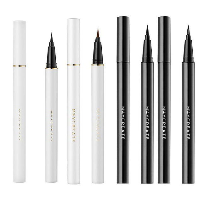 Slim Eyeliner Pencil Black Waterproof Smudge Proof Twist Eye Makeup Liner Woman - Aimall