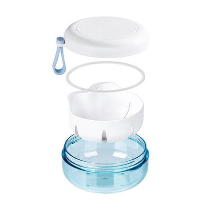 Denture Case Retainer Soaking Box Dental Braces Storage Organizer Travel Holder