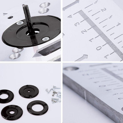 Woodworking Tools Router Table Flip Board Insert Plate for Trimming Machine Use