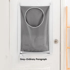 Hanging Laundry Bag Over Door Clothes Washing Storage Basket Foldable Hamper Ordinary - Aimall