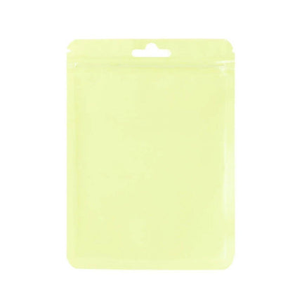 100pcs Macaron Colour Zip Lock Bags Transparent Seal Pouches