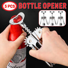 3PCS Wine Bottle Opener Corkscrew Set Kitchen Bar Tools for Easy Opening