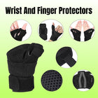1pc Black Sports Finger Protector Basketball Fitness Thumb Support Guard Sleeve