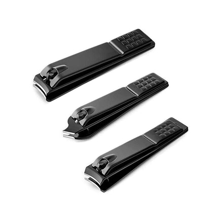 3Pcs Manicure Nail Cutter Stainless Steel Nail Clipper Cutter Toenail Trimm Set