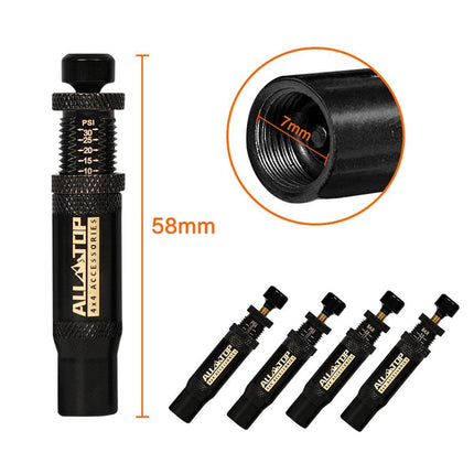 4PCS Tyre Deflators Air Quick Deflator 10-30 PSI Tire Valve Core Tool Portable